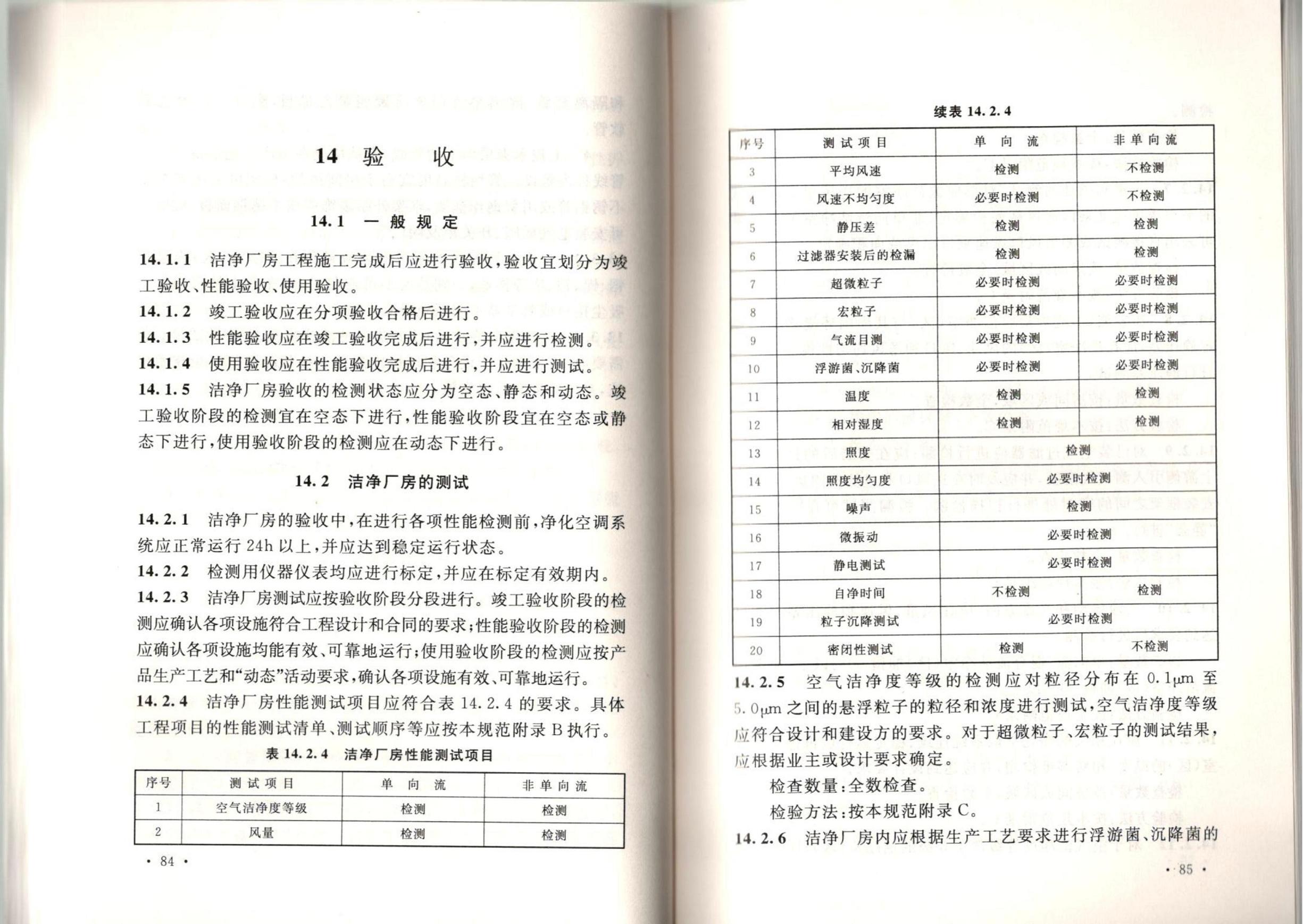 潔凈廠房施工及質(zhì)量驗收規(guī)范GB51110-2015
